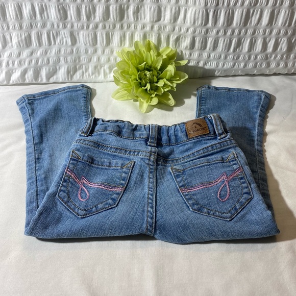 Jordache 2T Bottoms Toddler Bootcut Jeans EUC Adjustable Waist - Picture 4 of 6